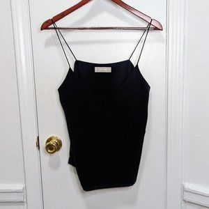 Everlane The Clean Silk Cami | Black | Size 6